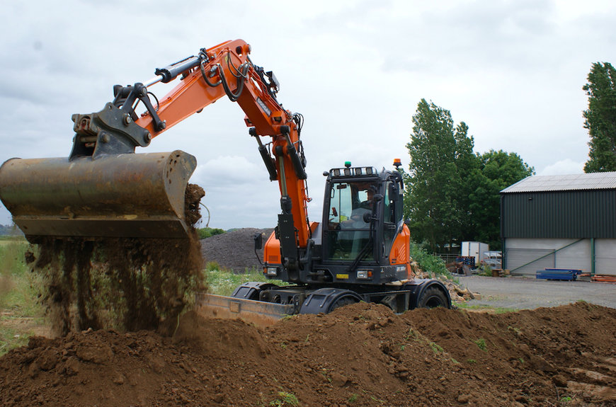 Contractor begins Next Phase With New Develon DX100W-7